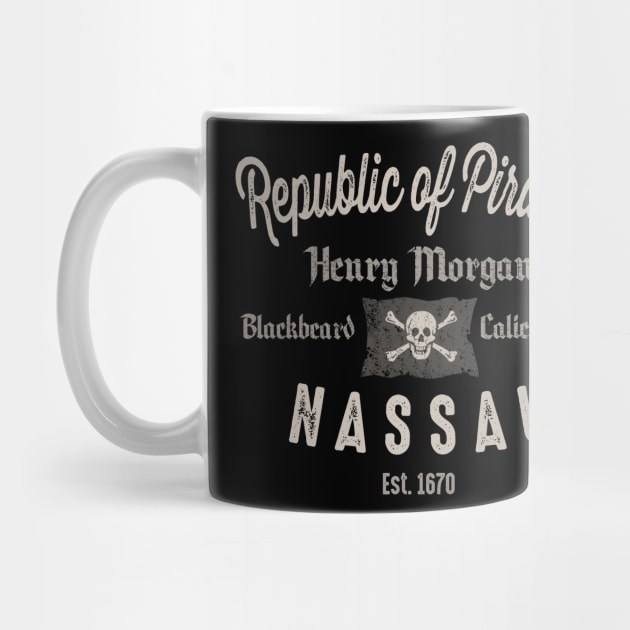 Republic Of Pirates Nassau Cool Vintage by Designkix